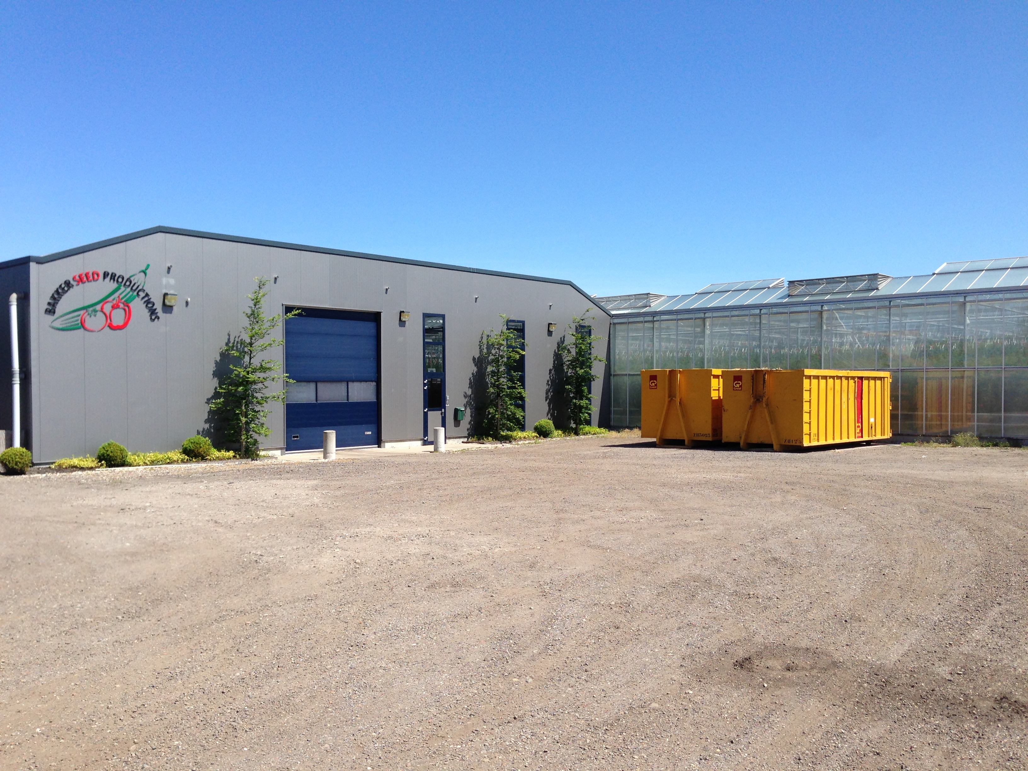 Bakker Seed Productions facility entrance in Zuidoostbeemster